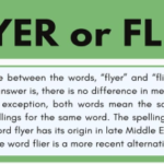 fliers or flyers